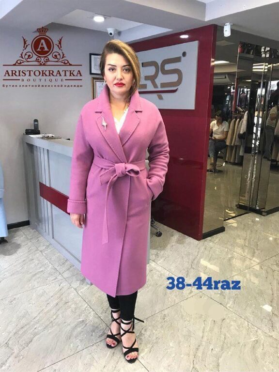 Пальто рук. реглам грязно розовый MODA LARISSA